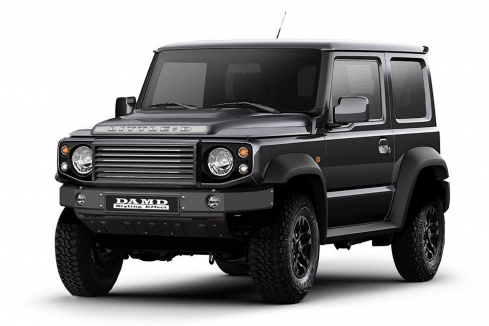 suzuki jimny khoac ao land rover defender an tuong