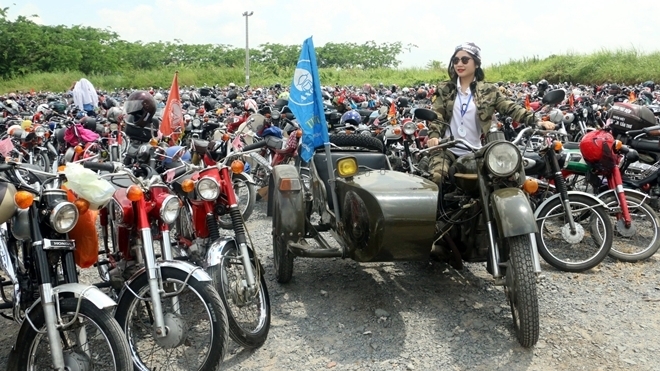 Thú vị cuộc tụ hội đầy "phong cách" của hơn 2.000 xe Honda 67 tại Cần Thơ
