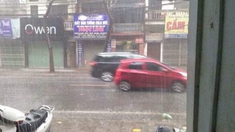 Bắc Bộ mưa giông diện rộng, cần đề phòng ngập lụt