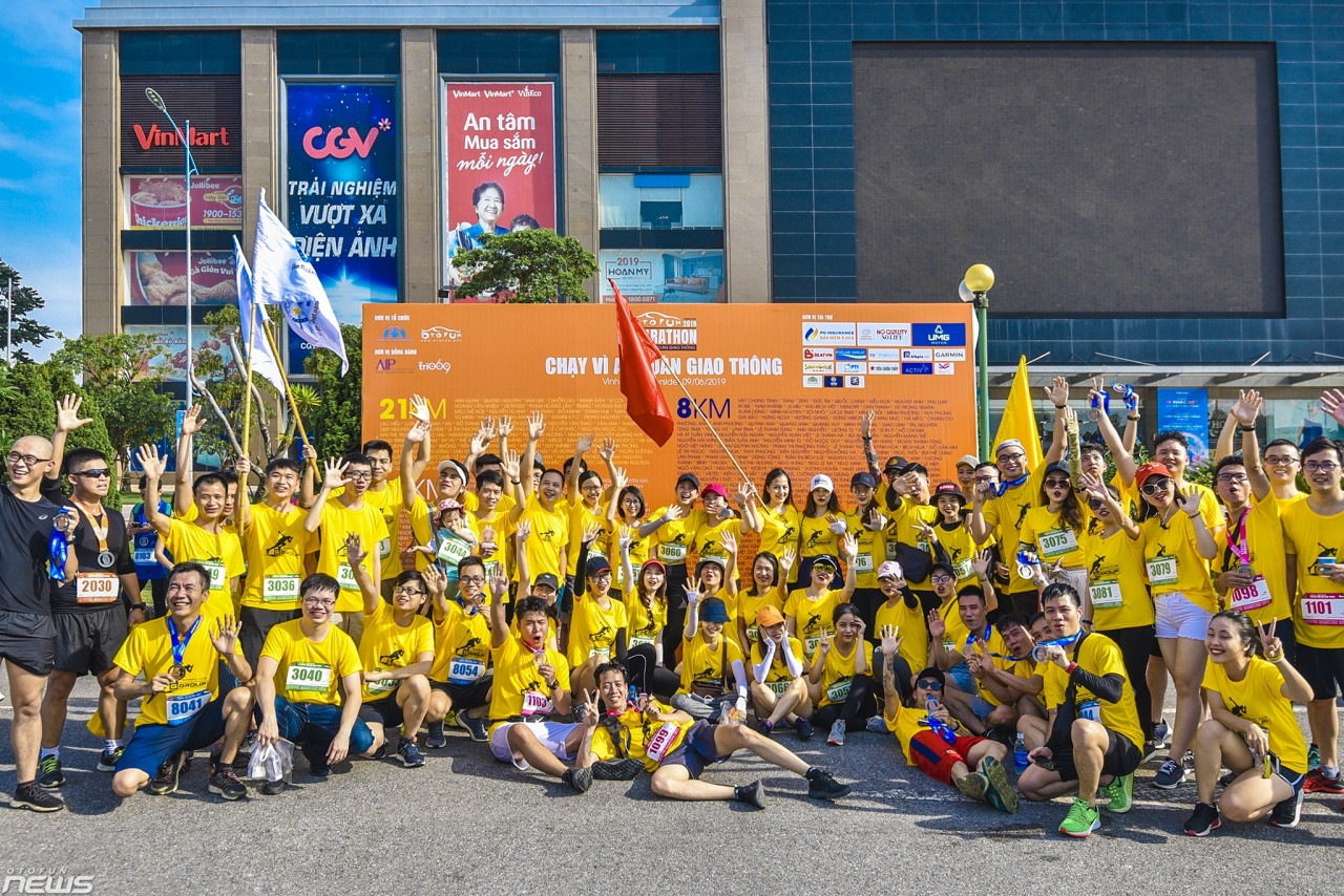 pjico dong hanh cung giai otofun marathon 2019 chay vi an toan giao thong