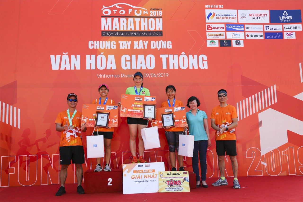 pjico dong hanh cung giai otofun marathon 2019 chay vi an toan giao thong