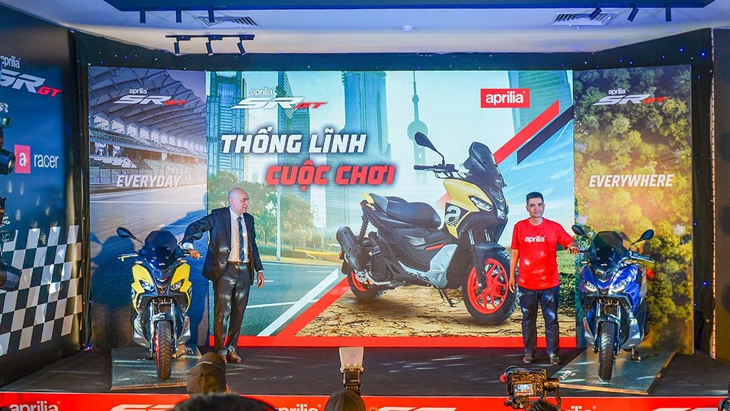 Cận cảnh Aprilia SR GT 200 vừa ra mắt tại Việt Nam