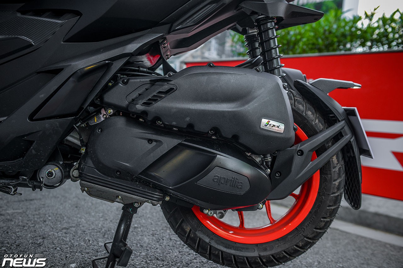 Hình chi tiết Aprilia SR GT 200 bản thể thao giá gần 100 triệu