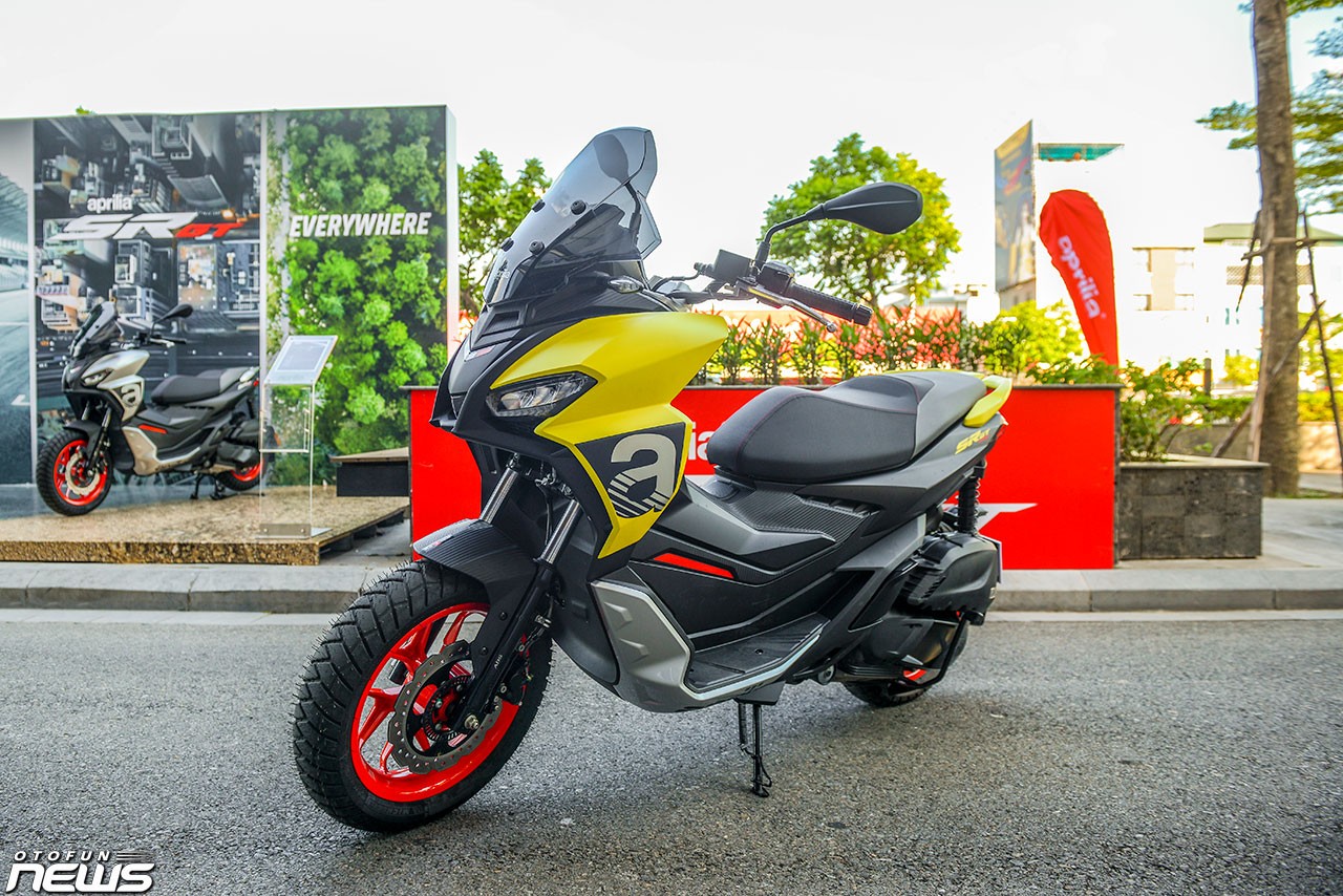 Hình chi tiết Aprilia SR GT 200 bản thể thao giá gần 100 triệu