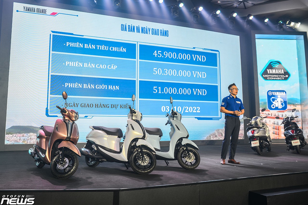 Yamaha giới thiệu ba xe máy mới