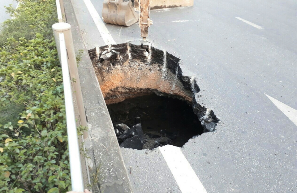 ho tu than xuat hien giua quoc lo 18 tai quang ninh