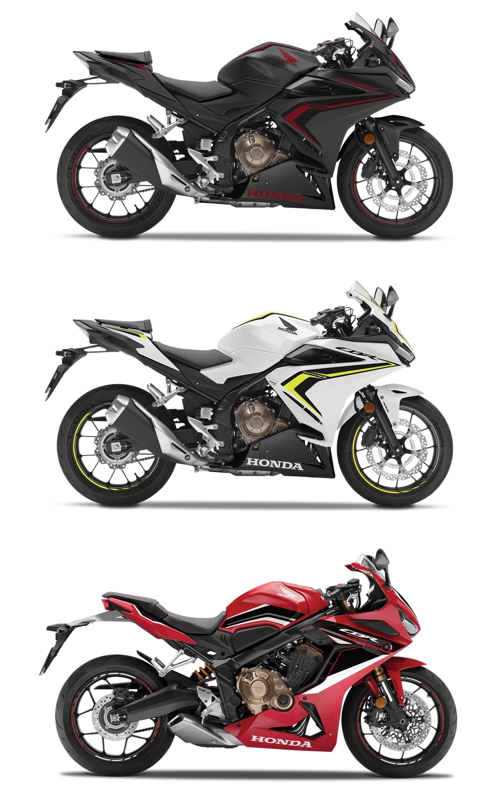 Honda giới thiệu ba mẫu CBR mới, giá từ 180 triệu đồng