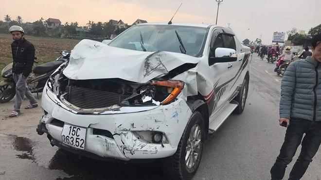 Đã xác định được tài xế xe bán tải đâm 2 nữ sinh lớp 9 tử vong rồi bỏ chạy