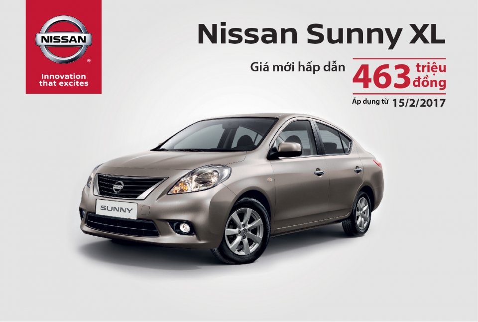 Nissan Sunny giảm 35 triệu đồng