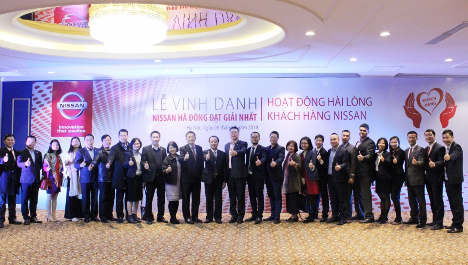nissan viet nam vinh danh dai ly co hoat dong hai long khach hang tot nhat