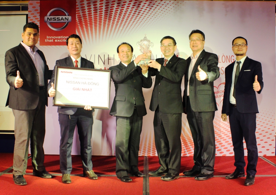 nissan viet nam vinh danh dai ly co hoat dong hai long khach hang tot nhat