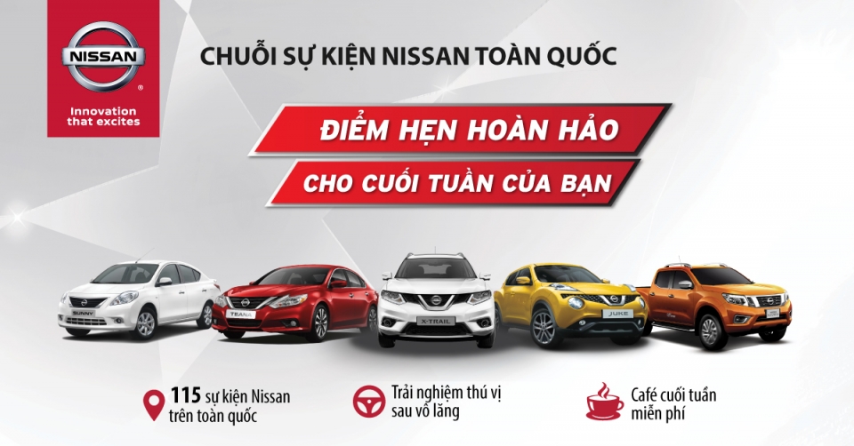 se co hon 100 su kien lai thu xe nissan trong thang 3 nay