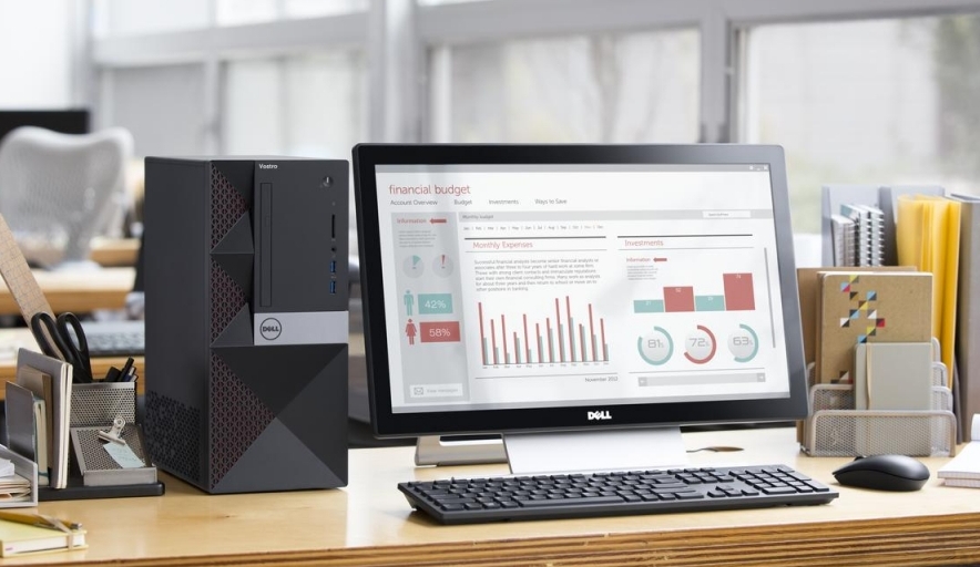 Cận cảnh Desktop Vostro - dòng máy tính hoàn hảo cho văn phòng hiện đại