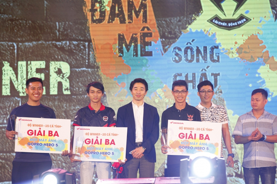 mot so hinh anh buoi trao giai do winner so ca tinh do honda to chuc