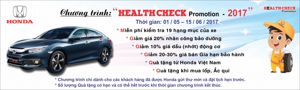 honda viet nam trien khai chuong trinh health check promotion