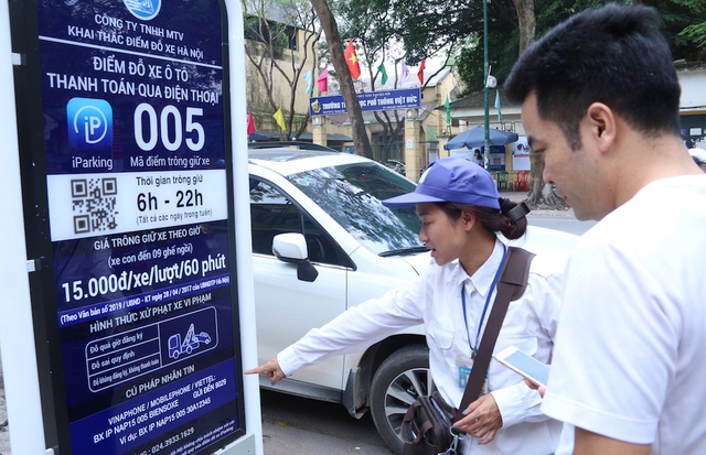 ha noi nguoi dan con bo ngo trai nghiem iparking