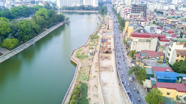hinh anh moi nhat ve tuyen metro nhon ga ha noi