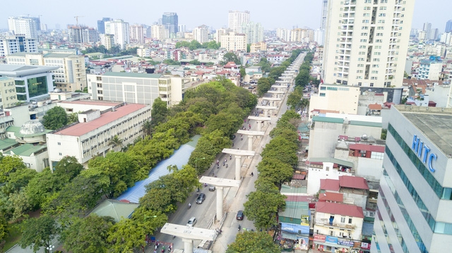 hinh anh moi nhat ve tuyen metro nhon ga ha noi