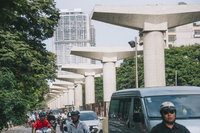 hinh anh moi nhat ve tuyen metro nhon ga ha noi