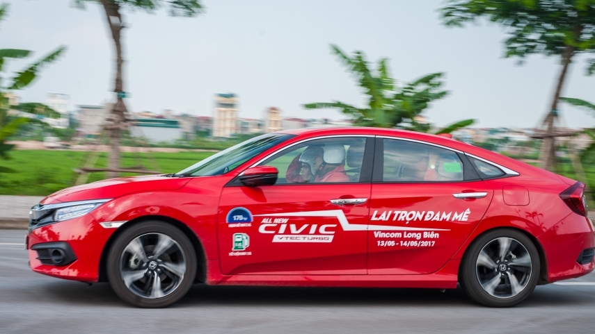 Sau Civic, Honda Việt Nam tiếp tục tổ chức lái thử nhiều mẫu xe khác