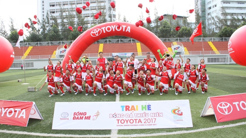 Lộ diện 18 cầu thủ nhí tham gia tranh Cúp bóng đá thiếu niên Toyota Quốc tế 2017