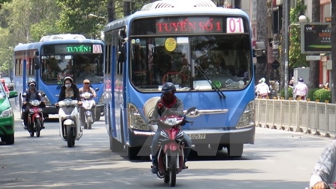 TP Hồ Chí Minh đẩy mạnh phát triển xe buýt để giảm ùn tắc giao thông