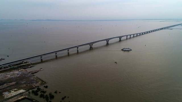 Hải Phòng: Hé lộ “đường hầm” đặc biệt tại cầu vượt biển dài nhất Việt Nam