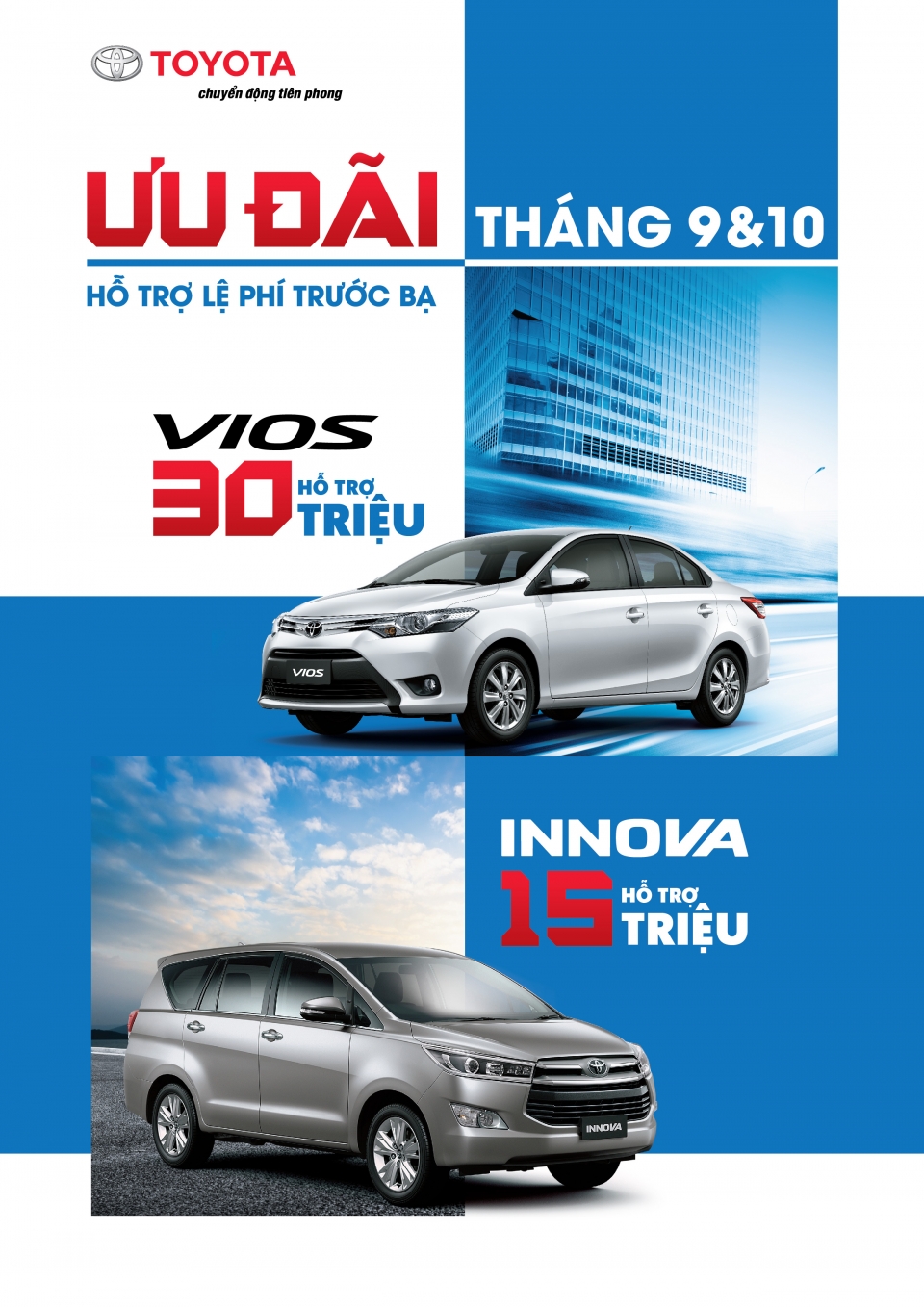 toyota viet nam ho tro phi truoc ba cho khach hang mua o to trong thang co hon