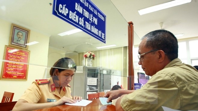 Có thể nộp lệ phí trước bạ ôtô, xe máy qua ngân hàng điện tử