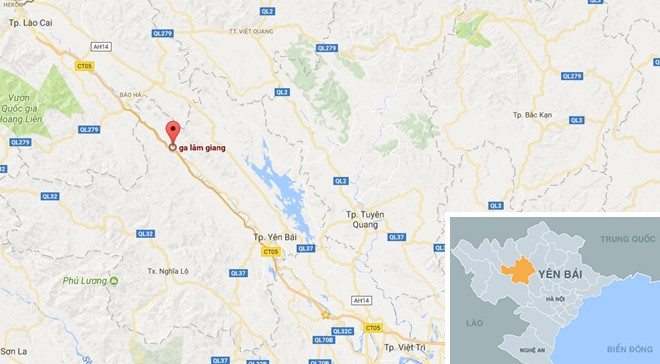 sat lo dat vui lap doan tau tuyen duong sat ha noi lao cai te liet
