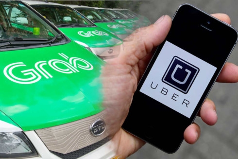 Đề xuất xe Uber, Grab phải dán tem, logo như taxi truyền thống de xuat xe uber grab phai dan tem logo nhu taxi truyen thong