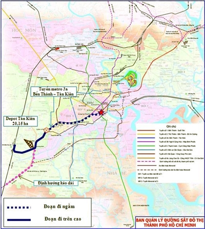 tp ho chi minh muon lam som tuyen metro 28 ty usd ben thanh tan kien