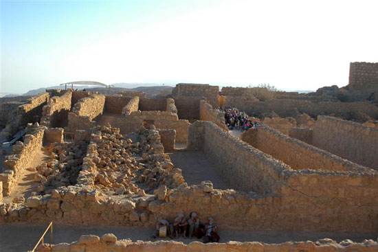 Một phần còn sót lại của pháo đài Masada