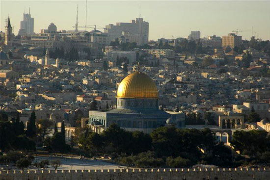 Toàn cảnh khu thành cổ Jerusalem.