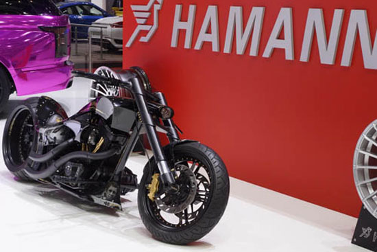 Chiếc mô tô của Hamann sở hữu tính năng vận hành đáng nể.