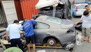 Bất thường “xe nát” nhập lậu về Hải Phòng