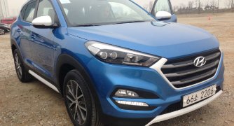 Hyundai Tucson 2016 bị bắt gặp lần đầu ngoài đời thực