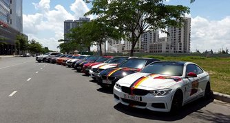 Hội chơi xe Đức tại Việt Nam "hướng về biển Đông"