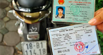 Phạt tới 400.000 đồng nếu không sang tên đối với môtô, xe máy