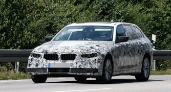 BMW 5-Series Touring 2017 lần đầu lộ ảnh thử nghiệm