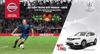Thoả mãn niềm đam mê xe và bóng đá cùng hành trình Nissan - UEFA