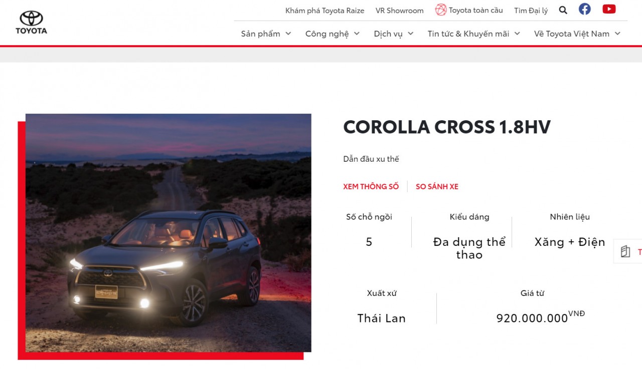 Toyota Corolla Cross tăng giá 10 triệu đồng sau khi đạt chuẩn Euro 5