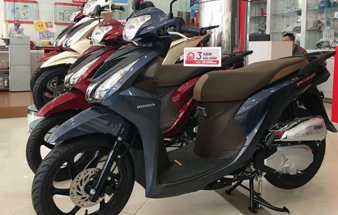 Giá xe ga Honda có thể tăng cao trong thời gian tới do khan hàng