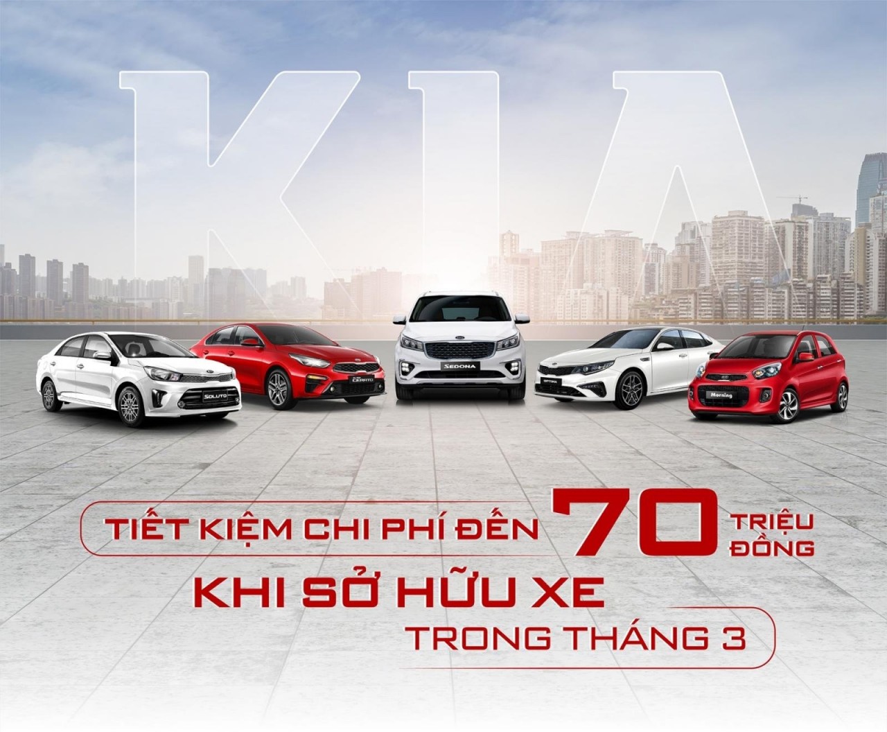 Nhận ưu đãi 70 triệu đồng khi mua xe Kia trong tháng 3 nhan uu dai 70 trieu dong khi mua xe kia trong thang 3