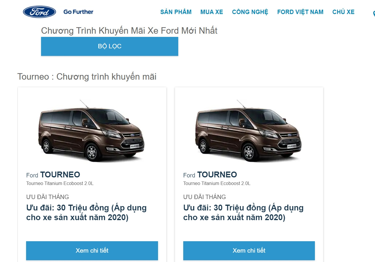 Bước sang tháng 3, Ford Việt Nam ưu đãi đến 30 triệu đồng
