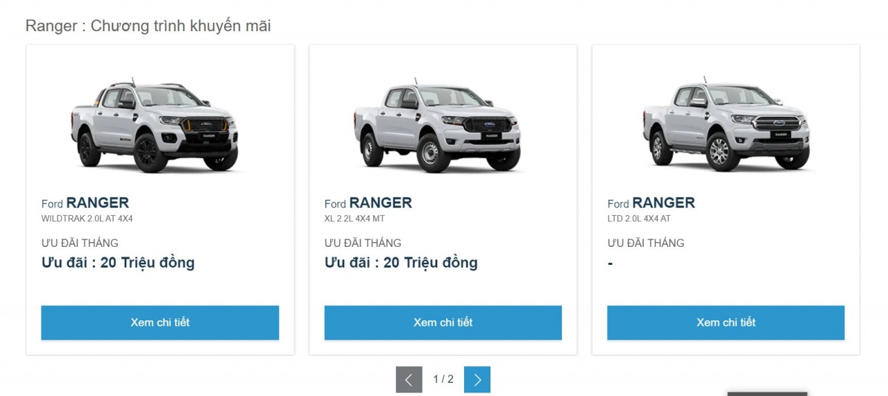 Bước sang tháng 3, Ford Việt Nam ưu đãi đến 30 triệu đồng Bước sang tháng 3, Ford Việt Nam ưu đãi đến 30 triệu đồng