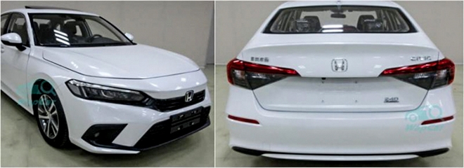 Lộ ảnh thực tế Honda Civic 2022 chạy trên đường