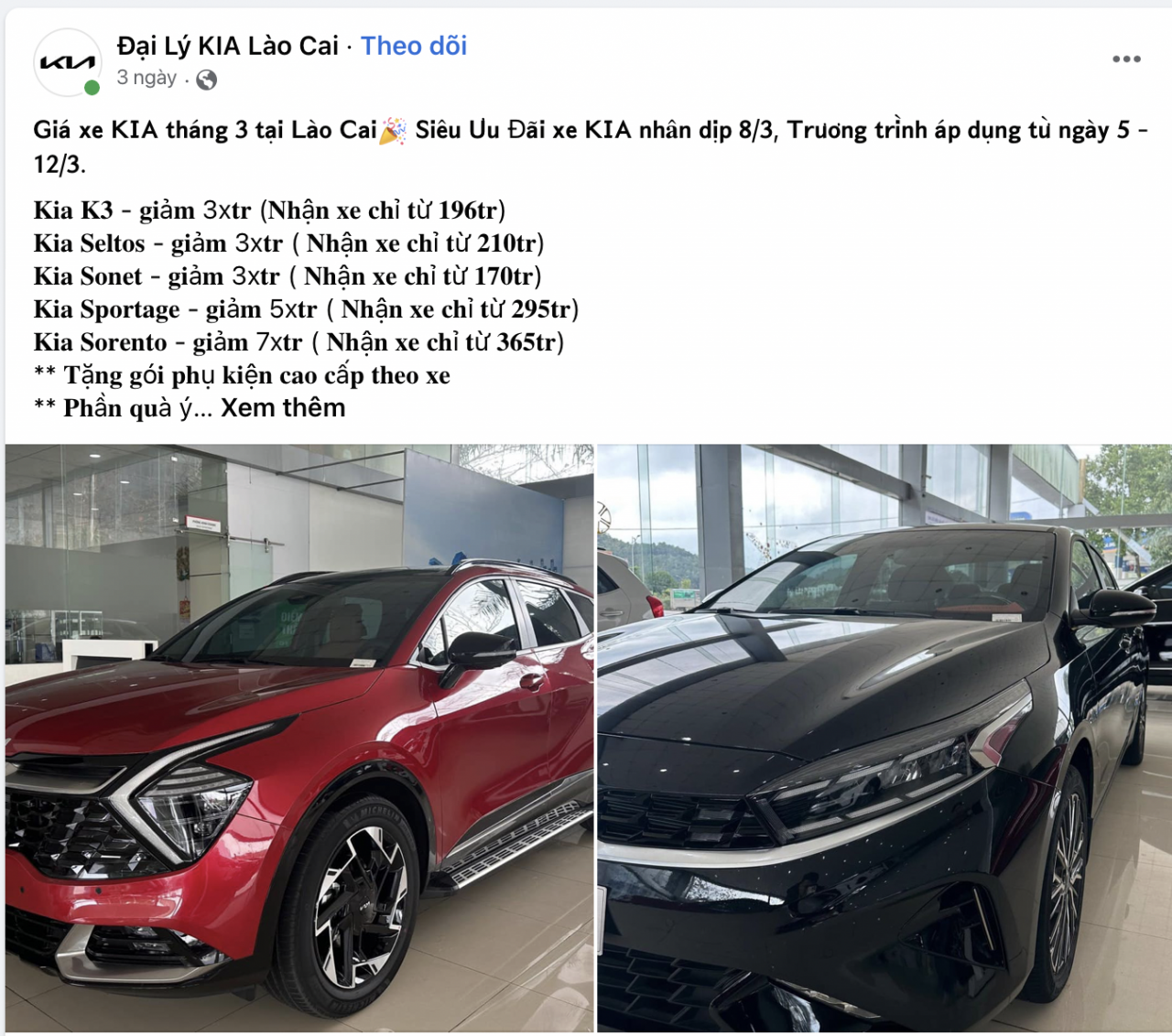 Loạt xe Kia được đại lý ưu đãi mạnh, có xe giảm giá trực tiếp tới 70 triệu đồng