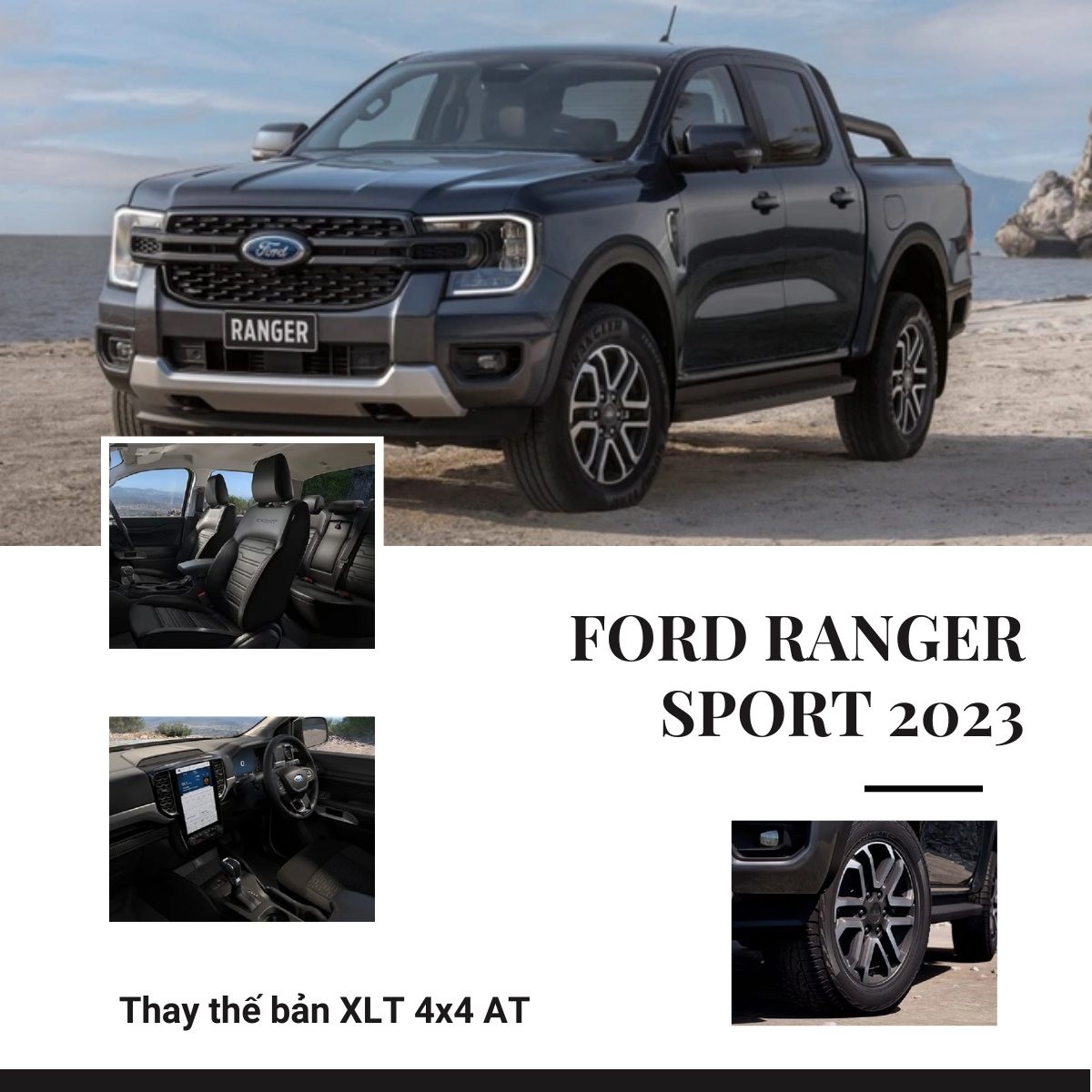 Đại lý nhận cọc cho Ford Ranger Sport 2023 tại Việt Nam