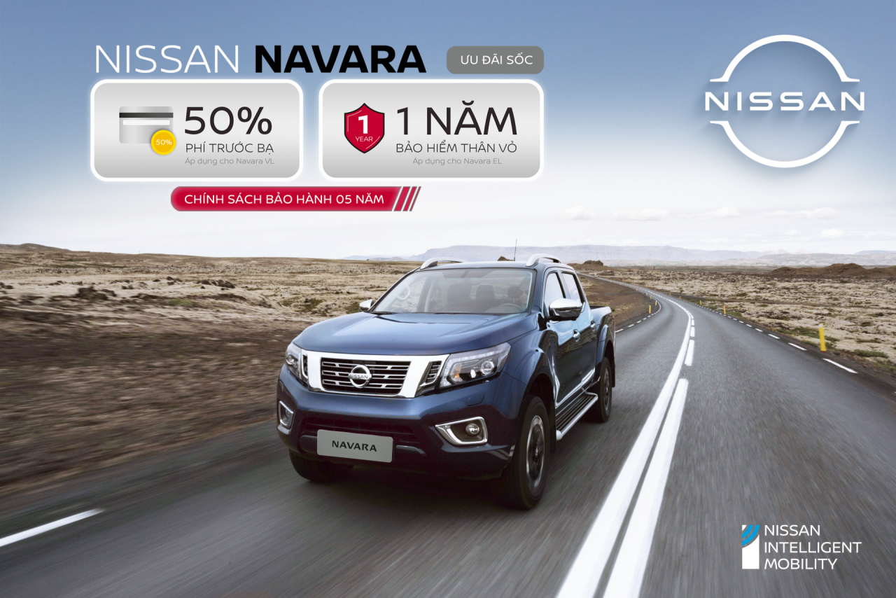 Nissan Việt Nam ưu đãi 50% phí trước bạ đến hết 30/4